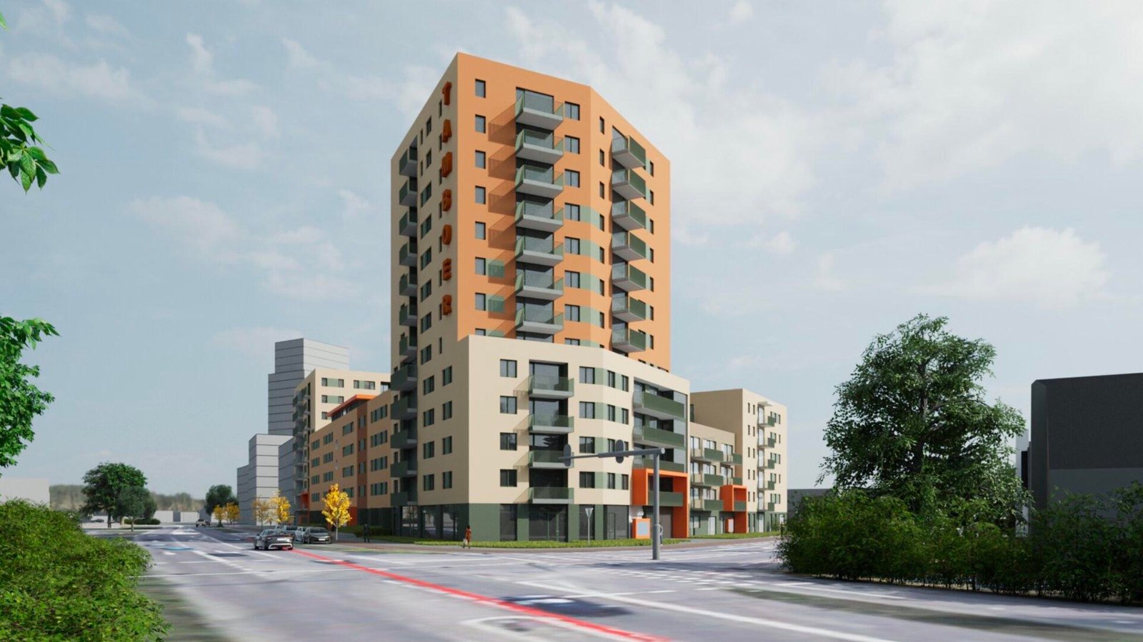 Blok 3 – Appartementen – Voorkant